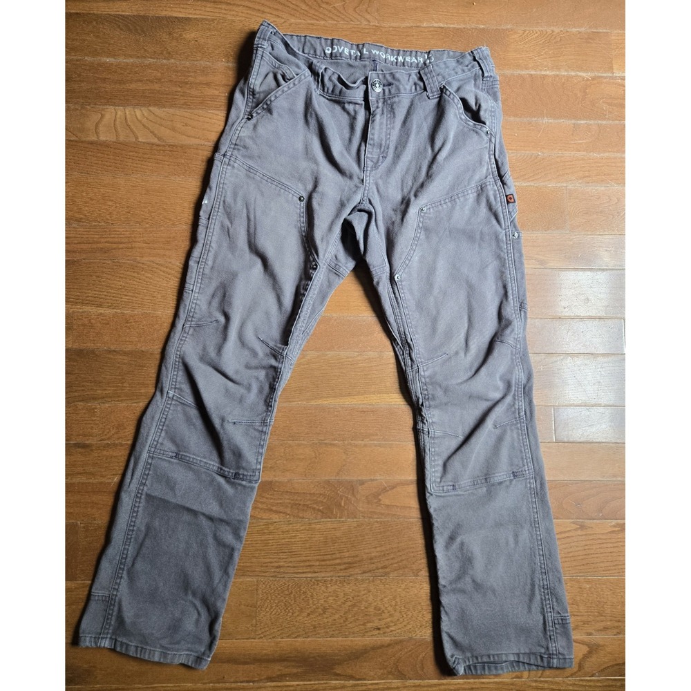 Dovetail Workwear Pants Womens Size 12x30 Britt Utility Double Knee Canvas